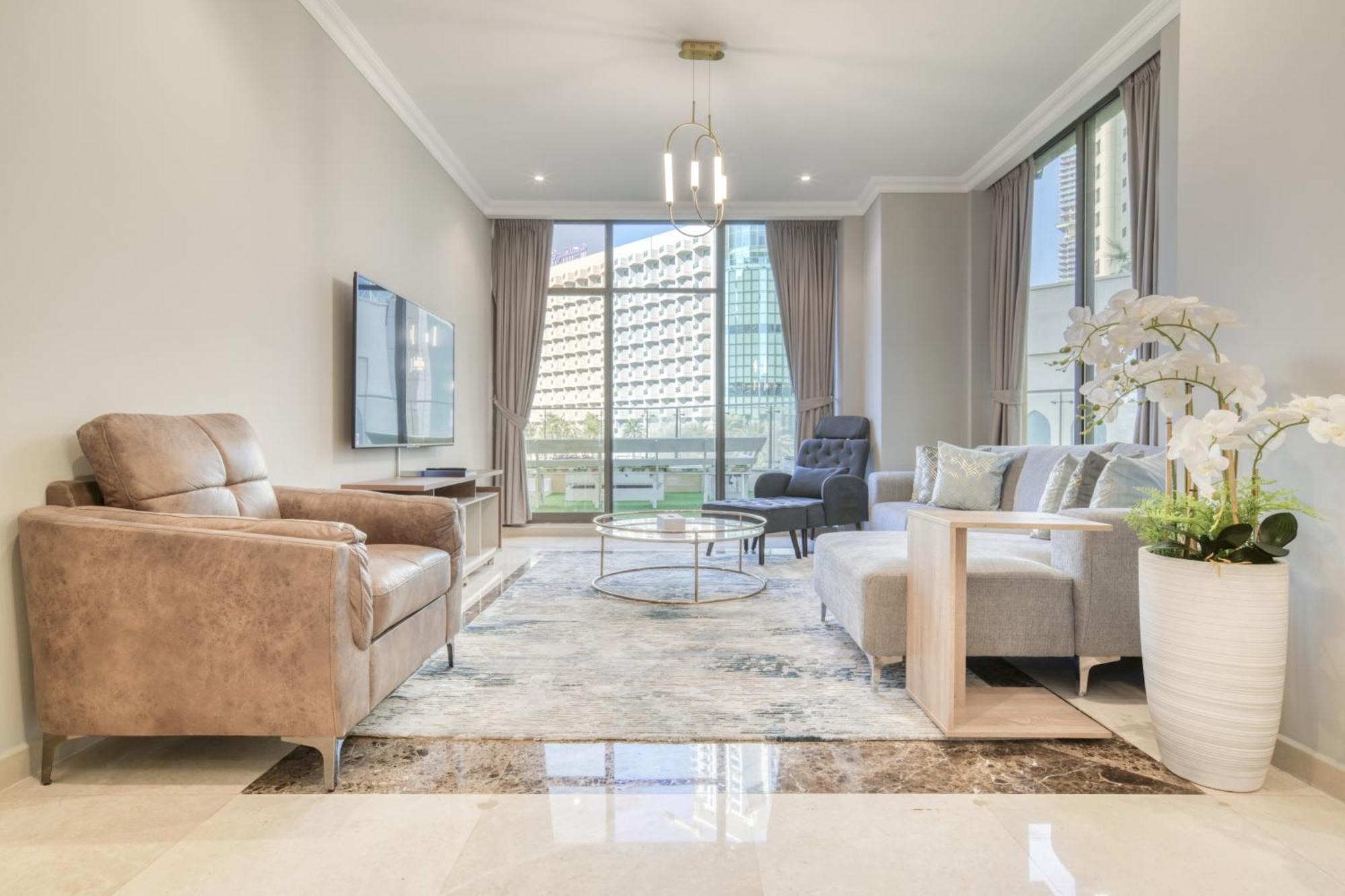 Luxurious 4 Bedroom Duplex With Terrace & Sea View Dubai Exterior foto
